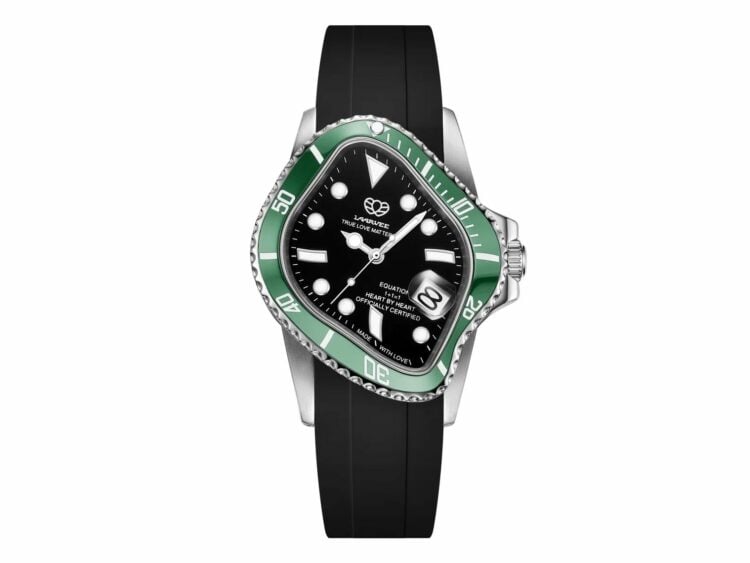 laarvee black fluoroelastomer strap green black 1 1