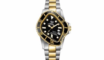 Laarvee Silver Golden Precision Steel Black & Black