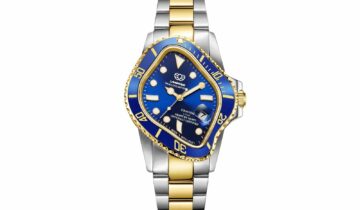 Laarvee Silver Golden Precision Steel Blue & Blue