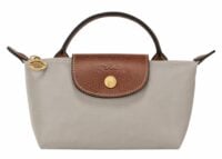 longchamp le pliage original pouch with handle pebble recycled canvas 1 1