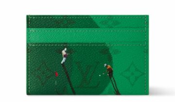 Louis Vuitton Double Card Case Green