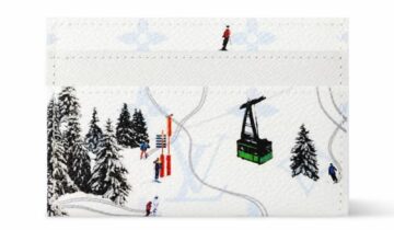 Louis Vuitton Ski Double Card Case White