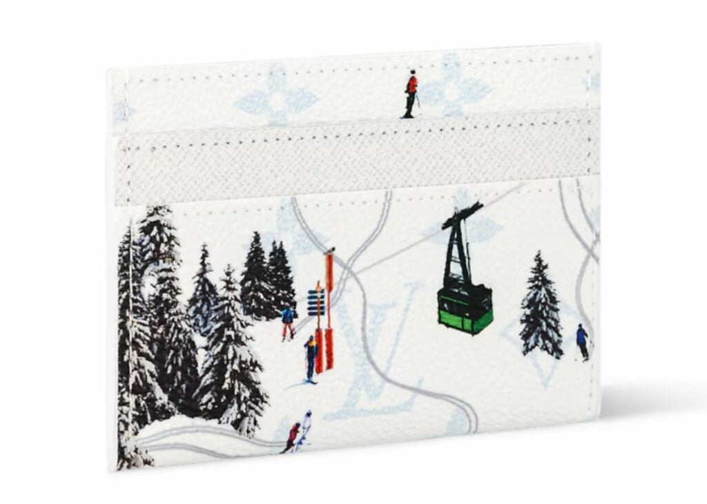 Louis Vuitton 書類ケース ダークグリーン ※最終値下げ Louis Vuitton Ski Double Card Case White - M14864 | Sneaker Baker