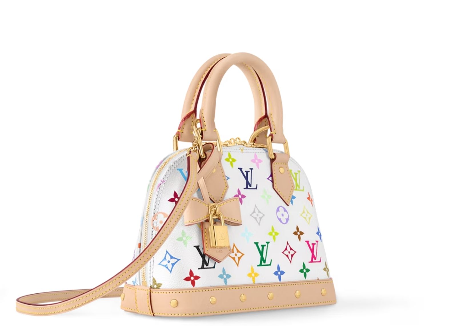 louis vuitton x takashi murakami alma bb multicolored 2 1
