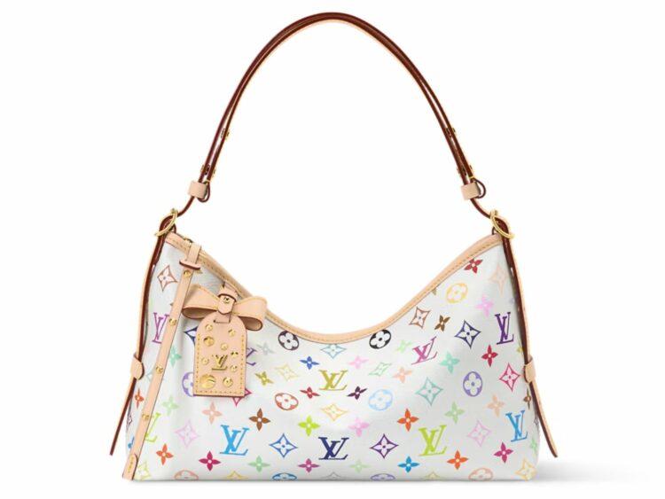 louis vuitton x takashi murakami carryall east west multicolor white 1 1
