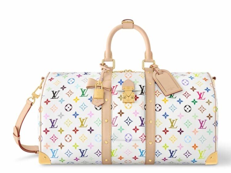louis vuitton x takashi murakami keepall bandouliere 45 multicolored 1 1
