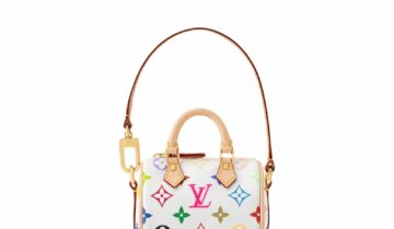 Louis Vuitton x Takashi Murakami Micro Speedy Bag Charm Multicolored