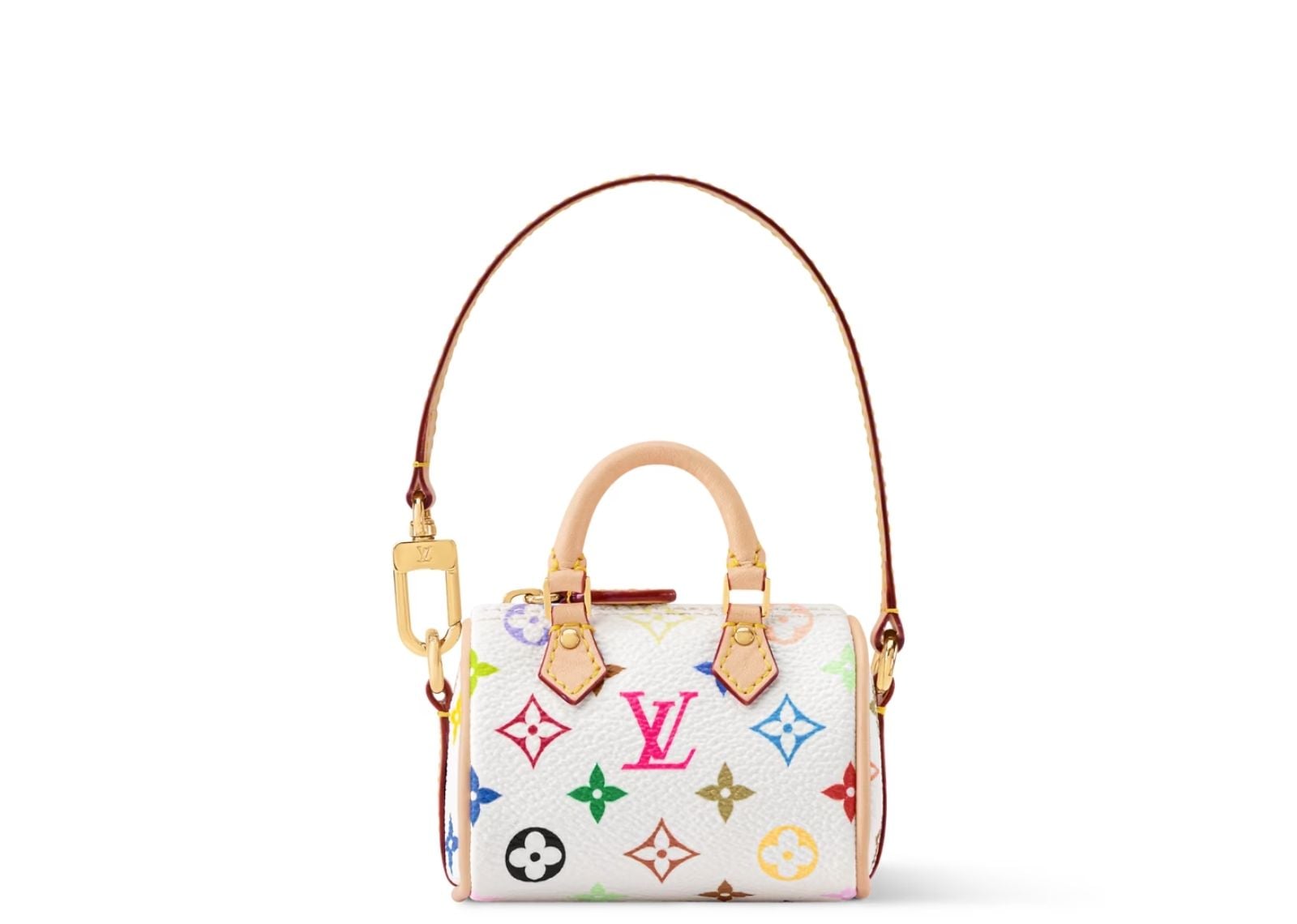 louis vuitton x takashi murakami micro speedy bag charm multicolored 1 1