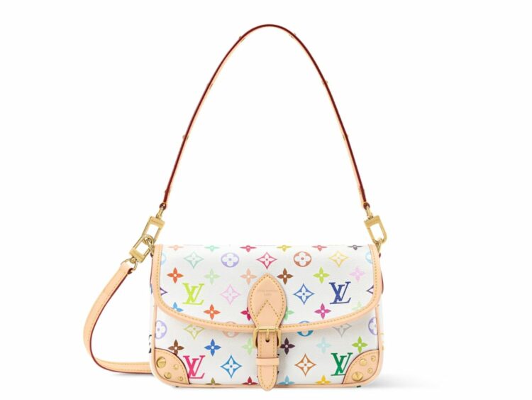 louis vuitton x takashi murakami nano diane white multicolored 1 1