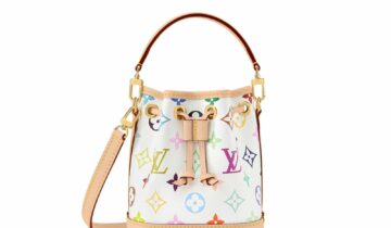 Louis Vuitton x Takashi Murakami Nano Noe Multicolor White