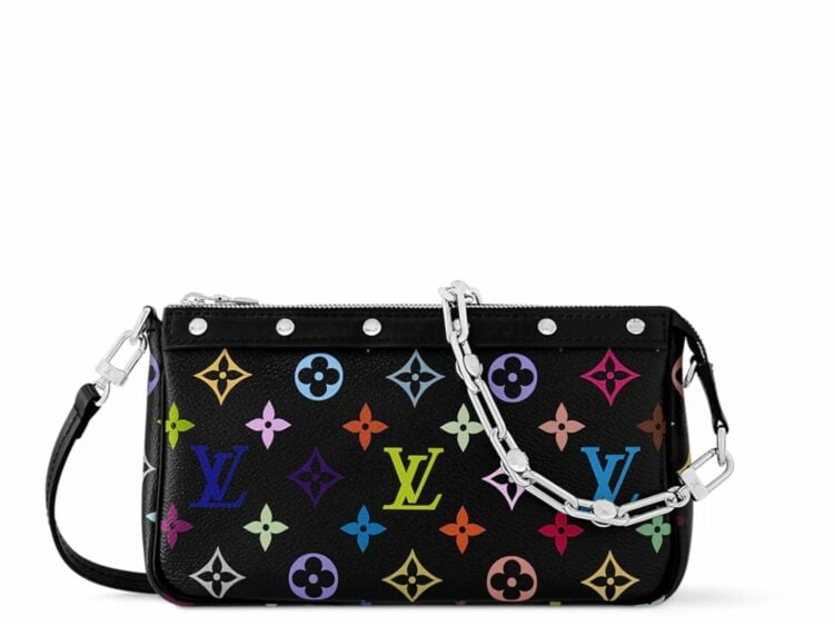 louis vuitton x takashi murakami pochette accessoires black multicolored 1 1
