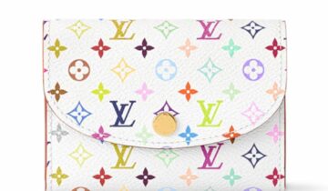 Louis Vuitton x Takashi Murakami Rosalie Coin Purse Multicolored