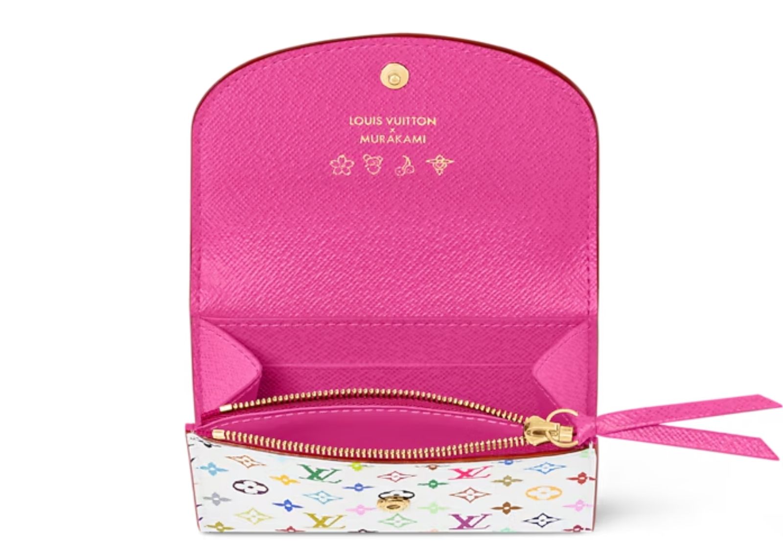 louis vuitton x takashi murakami rosalie coin purse multicolored 3 1