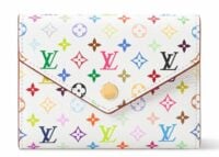louis vuitton x takashi murakami victorine wallet multicolor white 1 1