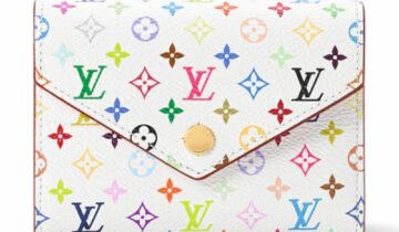 Louis Vuitton x Takashi Murakami Victorine Wallet Multicolor White