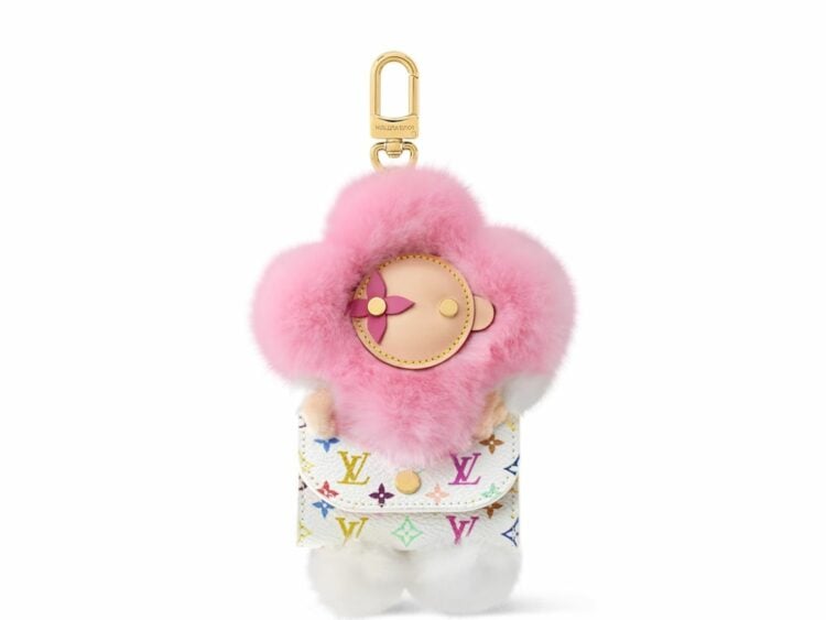 louis vuitton x takashi murakami vivienne cuddle bag charm multicolored 1 1