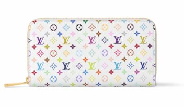 Louis Vuitton x Takashi Murakami Zippy Wallet White Multicolored