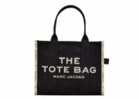 marc jacobs the large tote bag jacquard black 1 1