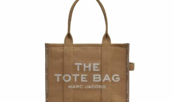 Marc Jacobs The Large Tote Bag Jacquard Camel