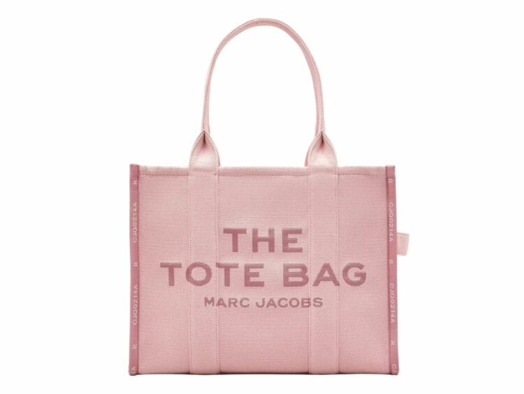 marc jacobs the large tote bag jacquard rose 1 1