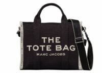 marc jacobs the medium tote bag jacquard black 1 1