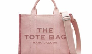 Marc Jacobs The Medium Tote Bag Jacquard Rose