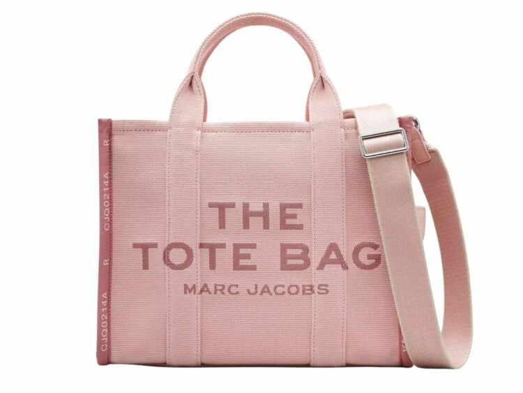 marc jacobs the medium tote bag jacquard rose 1 1