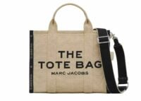 marc jacobs the medium tote bag jacquard warm sand 1 1