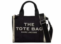 marc jacobs the small tote bag jacquard black 1 1
