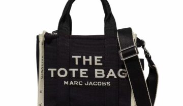Marc Jacobs The Small Tote Bag Jacquard Black