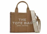 marc jacobs the small tote bag jacquard camel 1 1