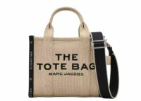 marc jacobs the small tote bag jacquard warm sand 1 1