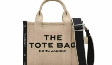 Marc Jacobs The Small Tote Bag Jacquard Warm Sand