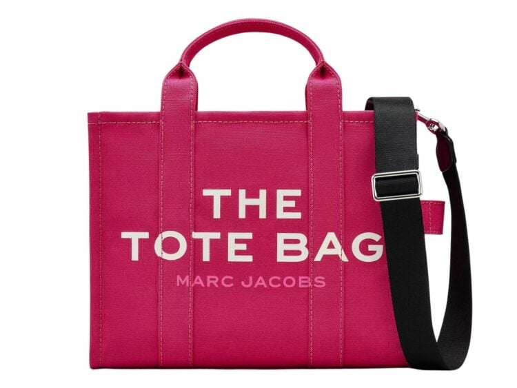 marc jacobs the tote bag medium raspberry pink 1 1