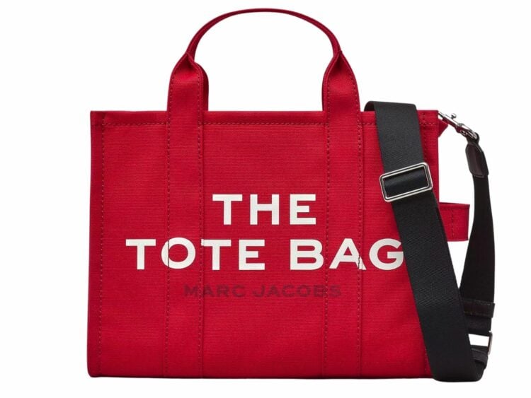 marc jacobs the tote bag medium true red 1 1