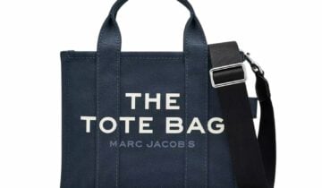 Marc Jacobs The Tote Bag Small Blue Sea