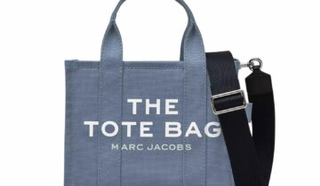 Marc Jacobs The Tote Bag Small Blue Shadow