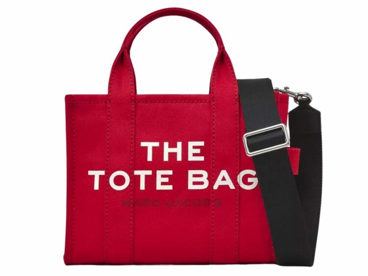 marc jacobs the tote bag small true red 1 1