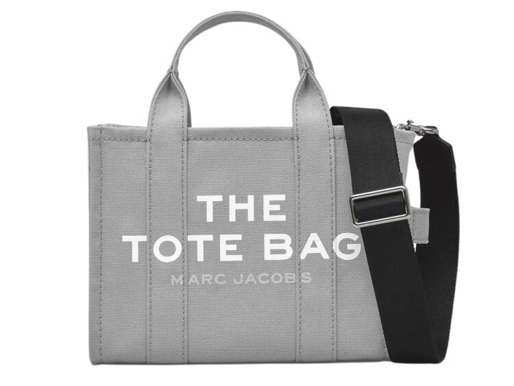marc jacobs the tote bag small wolf grey 1 1