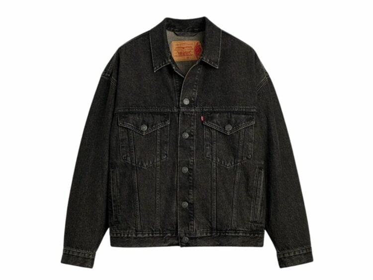 nike jordan x levis type iii trucker jacket black wash black 1 1