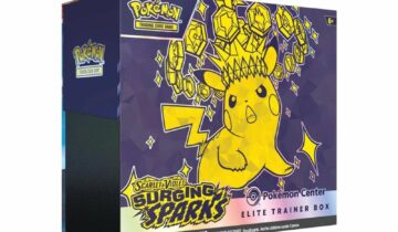 Pokémon Scarlet & Violet Surging Sparks Pokemon Center Elite Trainer Box