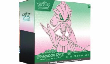 Pokémon TCG Scarlet & Violet Paradox Rift Iron Valiant Pokemon Center Elite Trainer Box
