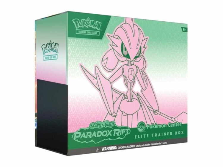 pokemon tcg scarlet violet paradox rift iron valiant pokemon center elite trainer box 1 1