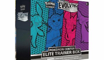 Pokémon TCG Sword & Shield Evolving Skies Pokémon Center Elite Trainer Box (Glaceon/Vaporeon/Sylveon/Espeon)