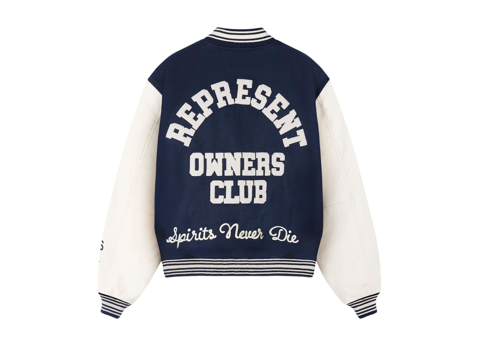 represent owners club varsity jacket midnight navy 2 1