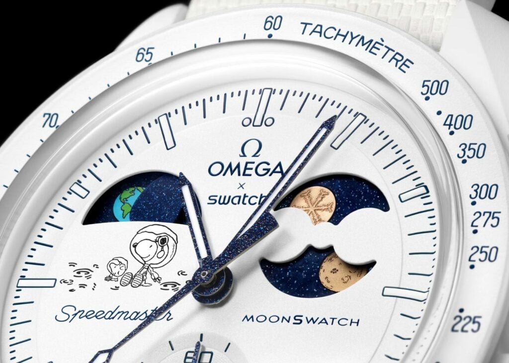 Swatch x Omega Bioceramic Mission To Earthphase Moonshine Gold