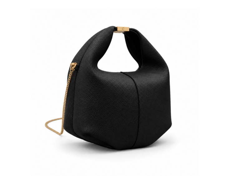Polène Béri Edition Textured Black Chain