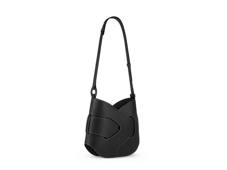 Polène Nodde Hobo Edition Smooth Black