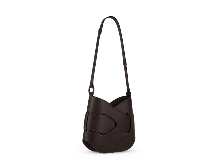 Polène Nodde Hobo Edition Smooth Ebony