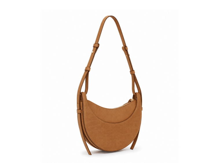 Polène Numéro Dix Edition Crocodile Nubuck Cinnamon